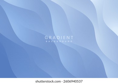 wavy pattern blue gradient dynamic composition abstract background for design