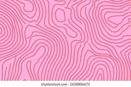 Wavy pattern with bold, flowing lines in red and pink tones. Modern, playful, and energetic vector design ideal for creative and trendy fashion or digital projects.