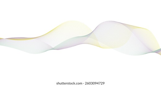 wavy pattern design. Wave line background with smooth shape.
