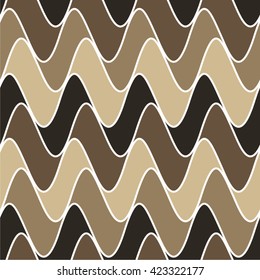 Wavy pattern mesh, seamless vector background.