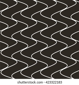 Wavy pattern mesh, seamless vector background.