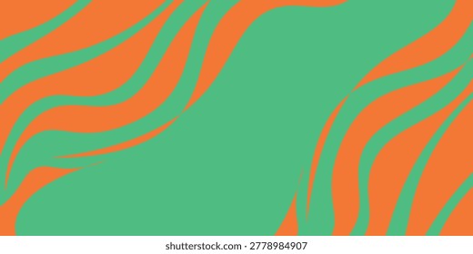 Wavy pattern with optical illusion. Abstract striped background. Vector illustration with wry lines.
