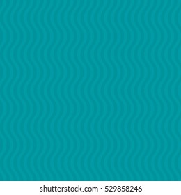 Patrón ondulado. Patrón de marea neutra turquesa para el diseño moderno en estilo plano. Fondo del vector geométrico inclinable.