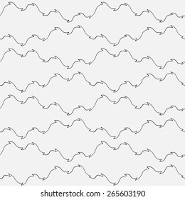 Wavy patterns. Blue, red, white, black and yellow strokes wallpapers