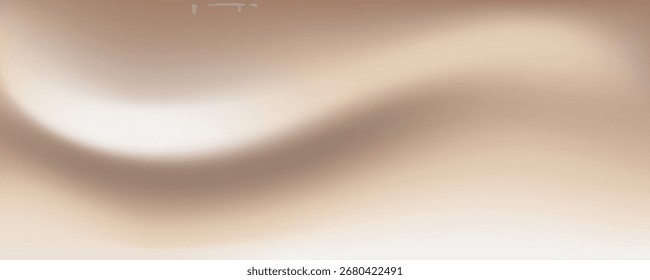 Fundo de gradiente bege de pérola ondulada com textura de cor clara. Graduação neutra nua bg. Creme e marrom elegante champanhe abstrato papel de parede.