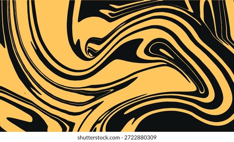 Fondo abstracto de arte psicodélico ondulado	