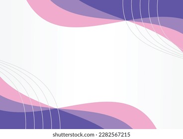 wavy purple background has a refreshing feel, template for the design of certificates, business cards, banners, certificates