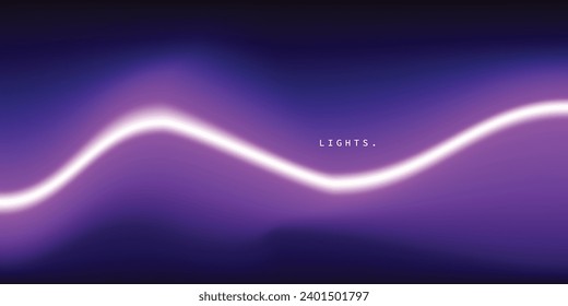 Wavy purple light gradient mesh. Abstract fluid color gradation background. Liquid lines backdrop. Suitable for poster, cover, presentation, banner, leaflet, magazine, or flyer.