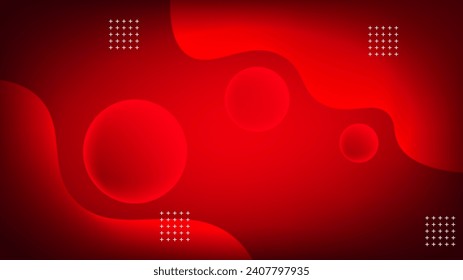 Wavy red abstract background nice for wallpaper or banner