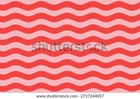 Wavy red abstract background pattern for decorative surface design