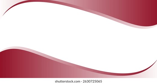 Wavy red and white abstract vector background with copy space for text. indonesia noational day . eps 10