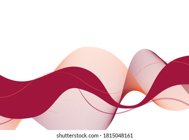 Schweliger, roter und weißer, abstrakter Hintergrund. Ideal für Broschüren, Flyer und Website-Design. Mit Kopienraum.
