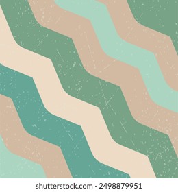 Wavy Retro Background. Vintage Background.
