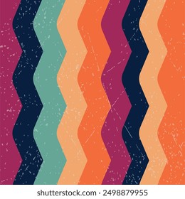Fondo retro ondulado. Antecedentes de Antiguas.
