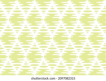 Wavy rhombuses pattern background using pastel green color within a white background.