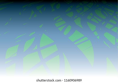 Wavy ribbons distorted onto 3D plane, remastered to offer unique, black to white through gradual shaded pattern