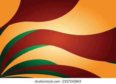 Wavy ribbons move away from corner Greeting cards invitations  Carnival style for circling animation Star burst sun beam vector illustration Retro circus festival background Cover Screensaver Poster