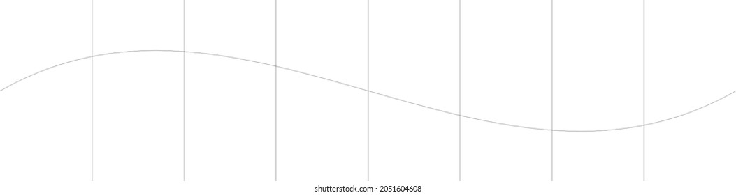 Wavy, ripple, curved distort effect long, oblong irregular rectangular wire-frame, grid, mesh, lattice and trellis lines matrix