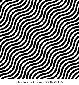 Wavy, rippelförmige Linien nahtlose geometrische Muster, Textur, Hintergrund
