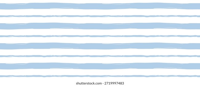 Wavy sea pattern. Hand drawn watercolor lines. Nautical background or summer wallpaper. Vector illustration.