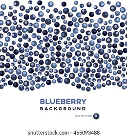 wavy seamless blueberry background