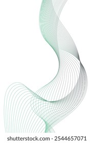 Wavy Seamless Line Art Gradient Background. High Quality Background Vector Illustration