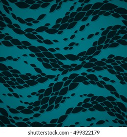 Wavy seamless pattern. Abstract background with scales