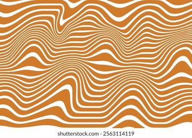 Wavy Seamless Pattern with Flowing Salted Caramel, Peanut Vector Texture Featuring Butter, Milk, and Cream Waves