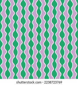 WAVY SEAMLESS RETRO PATTERN IN EDITABLE VECTOR