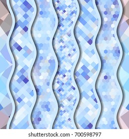 Wavy seamless texture background. Relief waves of abstract patterns.