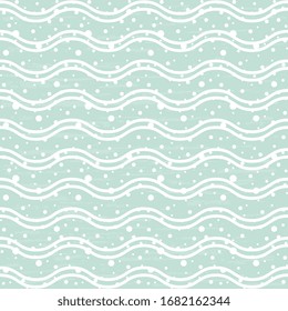 Wavy seamless vector pattern. Colored background with waves for textile, surface packaging, packaging design.