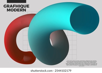 Wavy shape with Colorful gradient