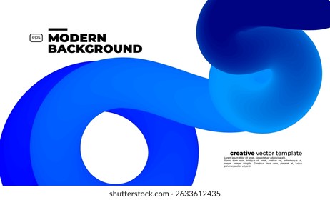 Wavy shape with Colorful gradient. Color Gradient Line Shapes. Abstract Wavy Ribbons. Vector Rainbow Spiral Design Elements. Vector illustration.