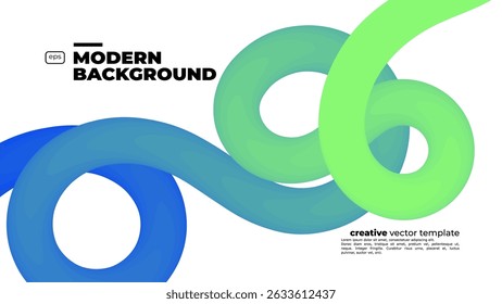 Wavy shape with Colorful gradient. Color Gradient Line Shapes. Abstract Wavy Ribbons. Vector Rainbow Spiral Design Elements. Vector illustration.