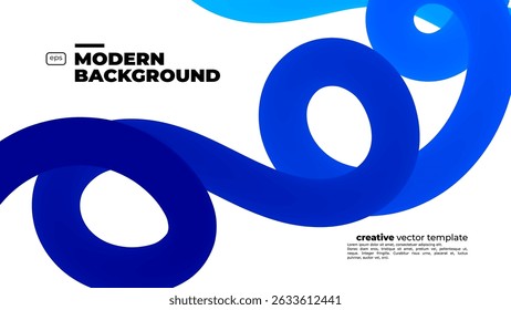 Wavy shape with Colorful gradient. Color Gradient Line Shapes. Abstract Wavy Ribbons. Vector Rainbow Spiral Design Elements. Vector illustration.