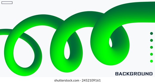 Wavy shape with Colorful Gradient. Vector illustration.