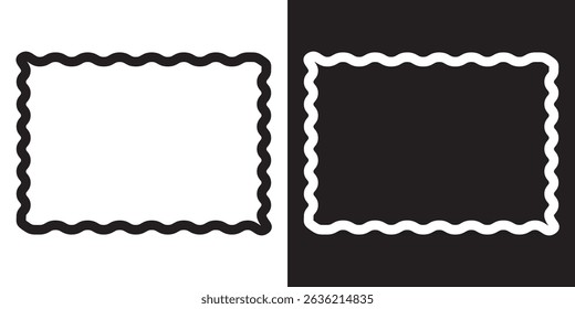 Wavy  shape elements. Vector illustration. EPS 10 AI