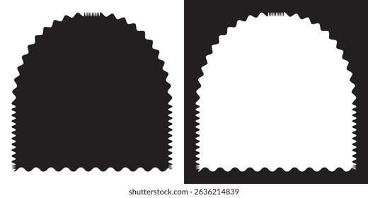 Wavy  shape elements. Vector illustration. EPS 10 AI