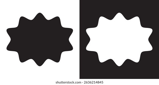 Wavy  shape elements. Vector illustration. EPS 10 AI