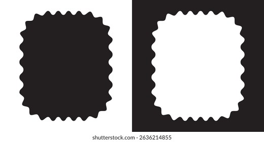 Wavy  shape elements. Vector illustration. EPS 10 AI