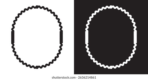Wavy  shape elements. Vector illustration. EPS 10 AI