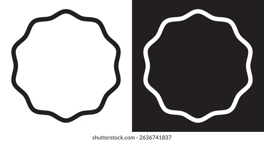 Wavy  shape elements. Vector illustration. EPS 10 AI