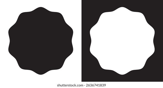 Wavy  shape elements. Vector illustration. EPS 10 AI