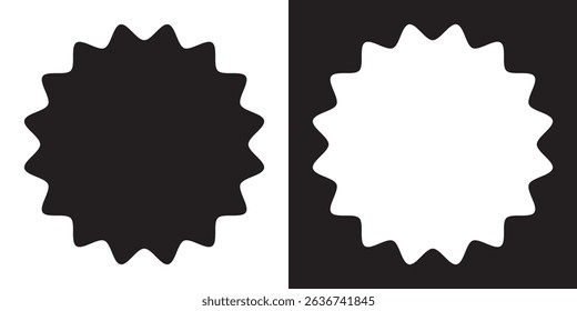 Wavy  shape elements. Vector illustration. EPS 10 AI