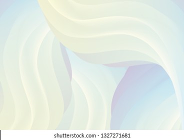 Wavy shape light blue grey background. Soft color smooth element abstract vector illustration background.