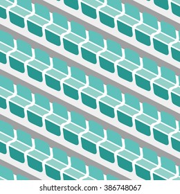 Wavy shapes background. Seamless pattern.Vector.