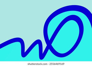 Wavy shapes with blue color gradations.Abstract geometry transparent dynamic shapes vector background.