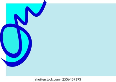 Wavy shapes with blue color gradations.Abstract geometry transparent dynamic shapes vector background.