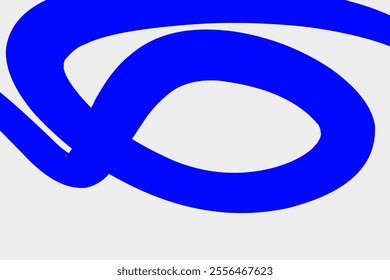 Wavy shapes with blue gradations. Geometric Background with Dynamic Blue Line Shapes. Vector Pattern with Squiggly Gradient Elements. Colorful Abstract Snake Illustration.