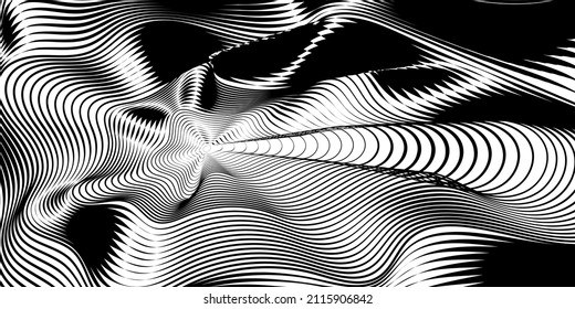 Wavy shapes, shades of gray. Light vector background, banner. 